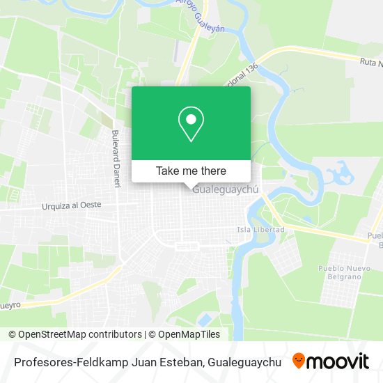 Profesores-Feldkamp Juan Esteban map