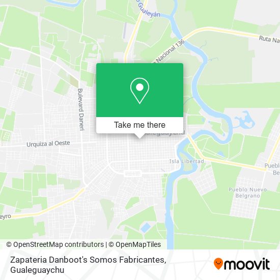 Zapateria Danboot's Somos Fabricantes map