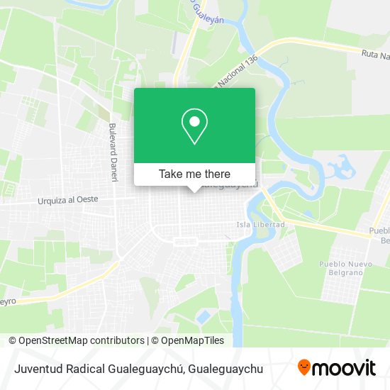 Mapa de Juventud Radical Gualeguaychú