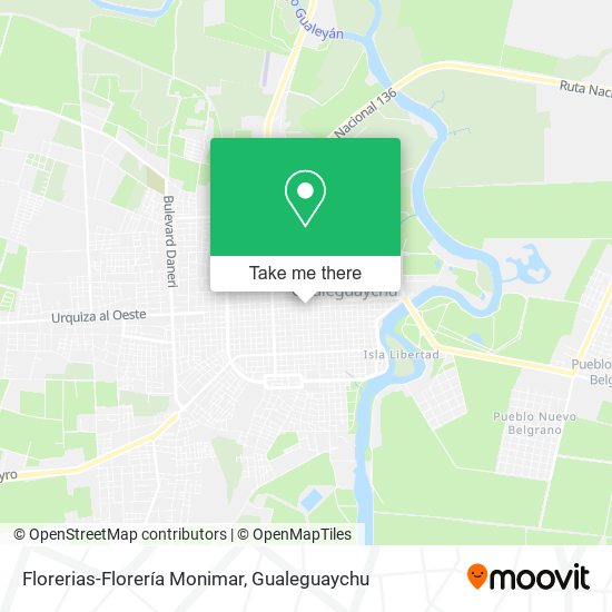 Florerias-Florería Monimar map