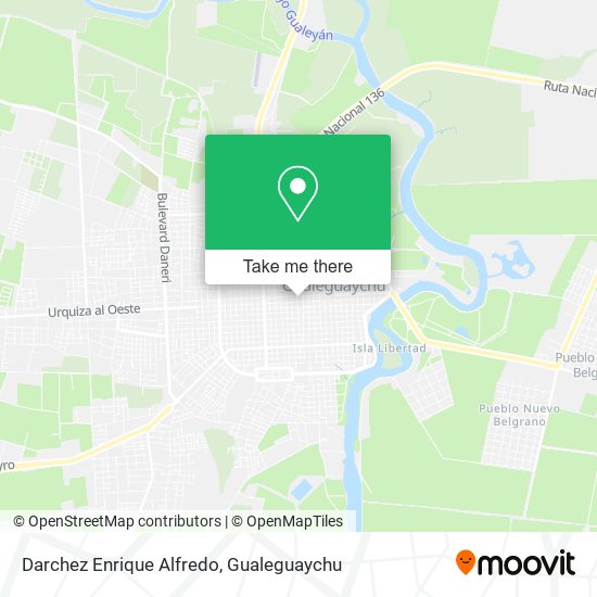 Darchez Enrique Alfredo map