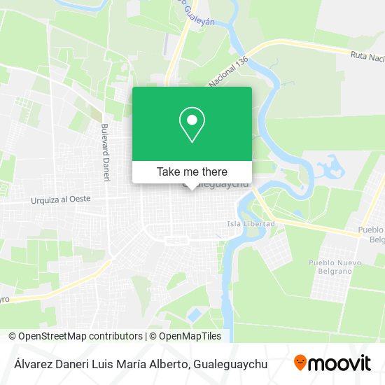 Álvarez Daneri Luis María Alberto map
