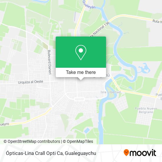 Ópticas-Lina Crall Opti Ca map