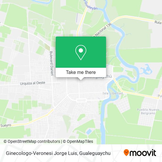 Ginecologo-Veronesi Jorge Luis map