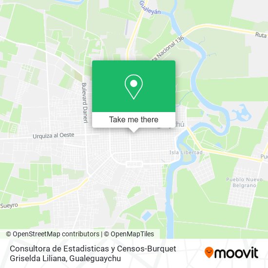 Consultora de Estadisticas y Censos-Burquet Griselda Liliana map