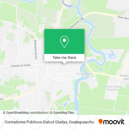 Contadores Públicos-Dalcol Gladys map