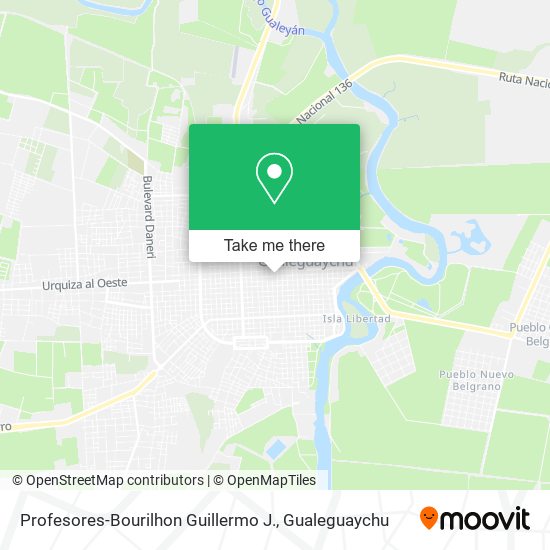 Profesores-Bourilhon Guillermo J. map