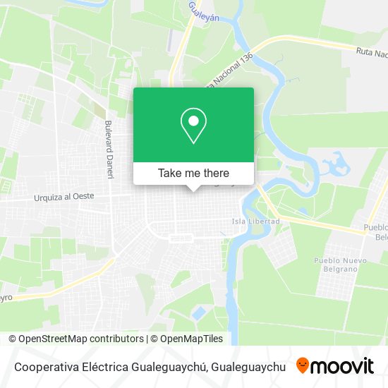Cooperativa Eléctrica Gualeguaychú map