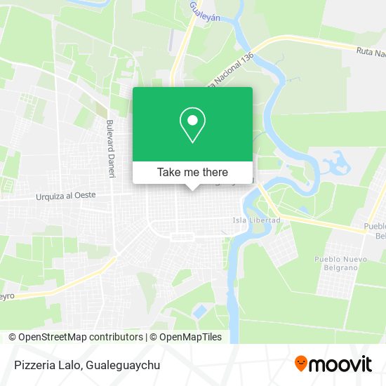 Mapa de Pizzeria Lalo