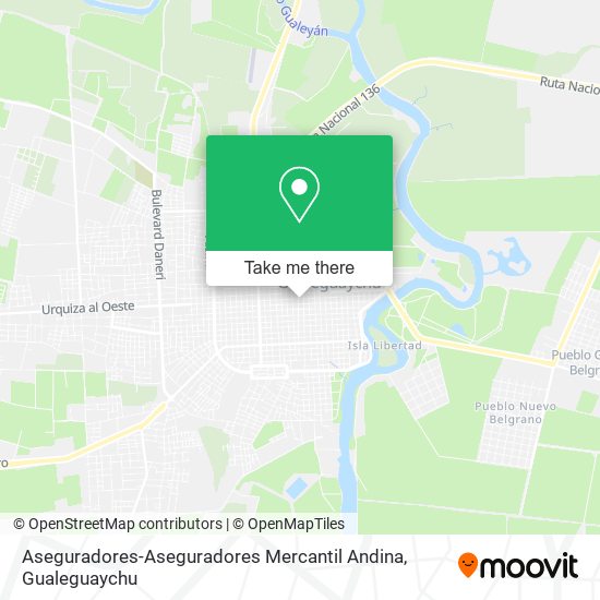 Aseguradores-Aseguradores Mercantil Andina map