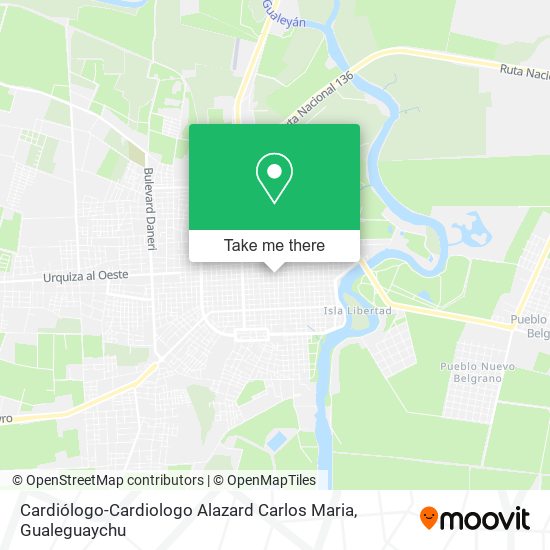 Cardiólogo-Cardiologo Alazard Carlos Maria map