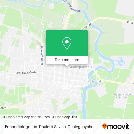 Mapa de Fonoudiologo-Lic. Pauletti Silvina