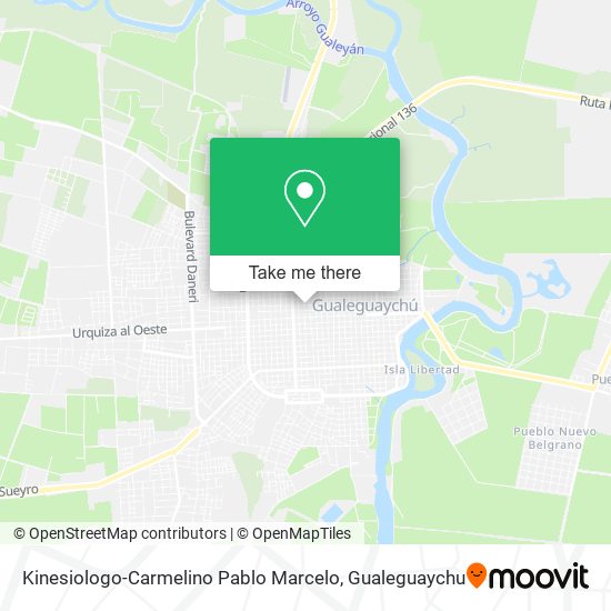 Kinesiologo-Carmelino Pablo Marcelo map