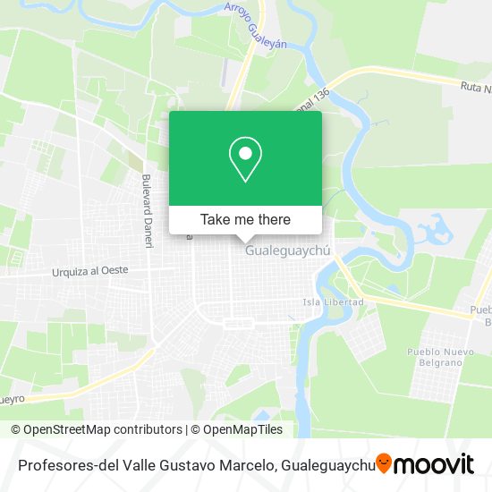 Profesores-del Valle Gustavo Marcelo map