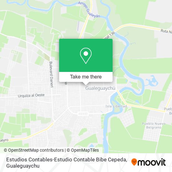 Estudios Contables-Estudio Contable Bibe Cepeda map