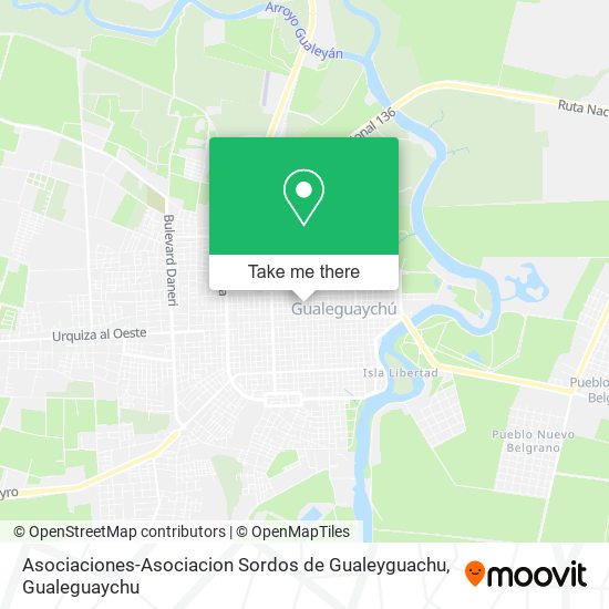 Mapa de Asociaciones-Asociacion Sordos de Gualeyguachu