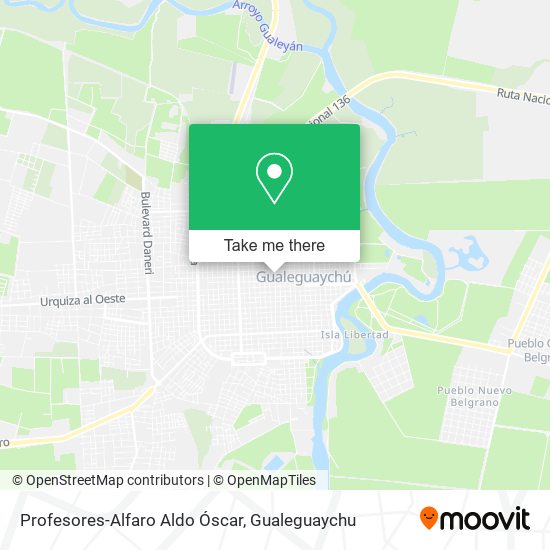 Profesores-Alfaro Aldo Óscar map