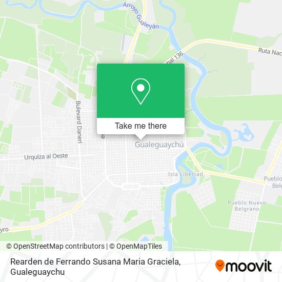 Rearden de Ferrando Susana Maria Graciela map
