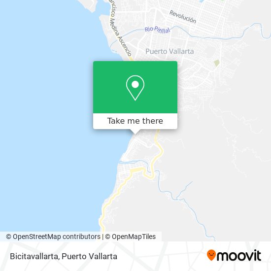 Bicitavallarta map