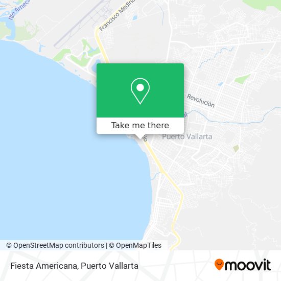 Fiesta Americana map