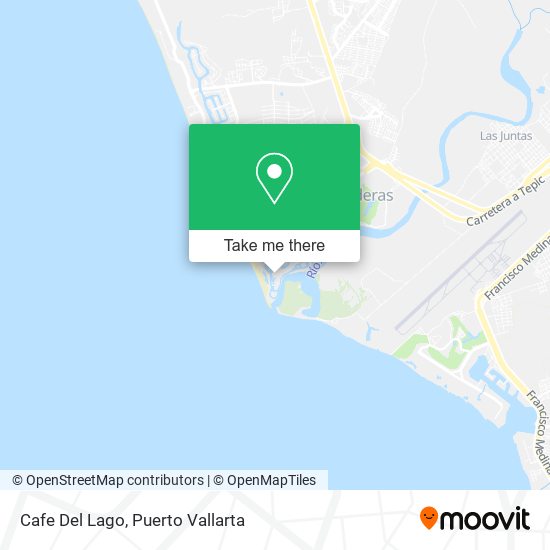 Mapa de Cafe Del Lago