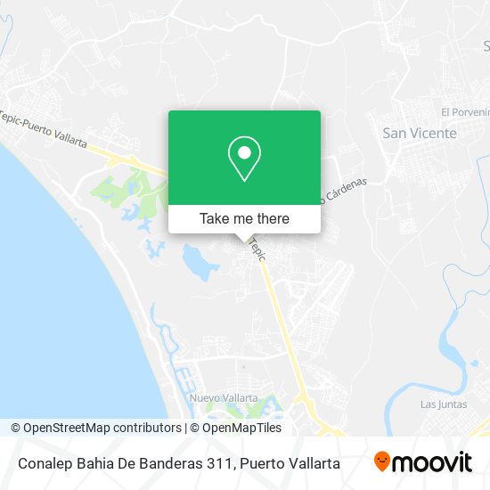 Conalep Bahia De Banderas 311 map