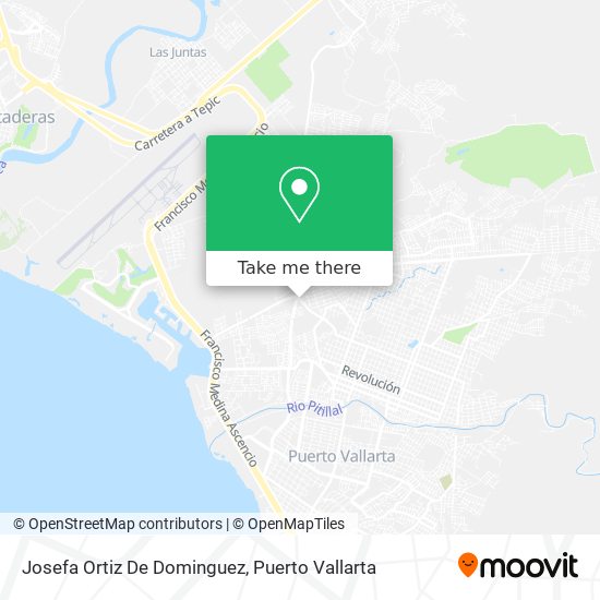 Josefa Ortiz De Dominguez map