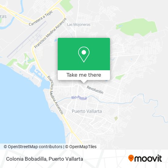 Mapa de Colonia Bobadilla