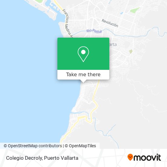 Mapa de Colegio Decroly