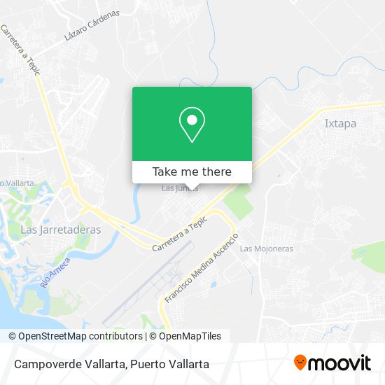 Campoverde Vallarta map