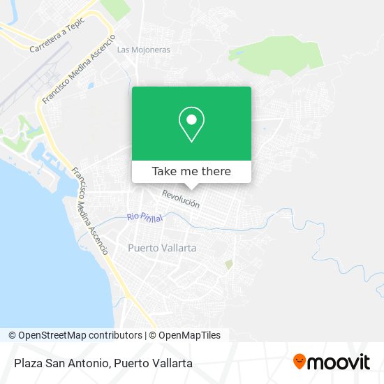 Plaza San Antonio map