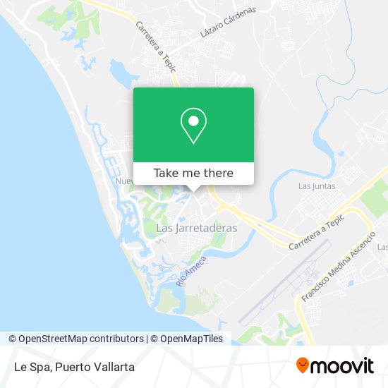 Mapa de Le Spa