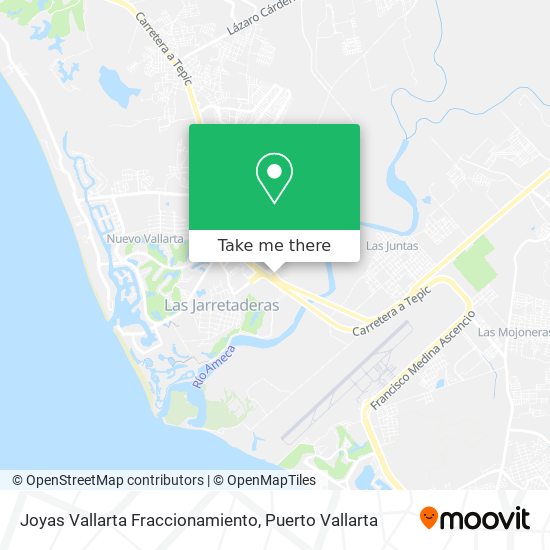 Joyas Vallarta Fraccionamiento map