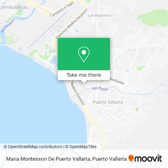 Maria Montessori De Puerto Vallarta map