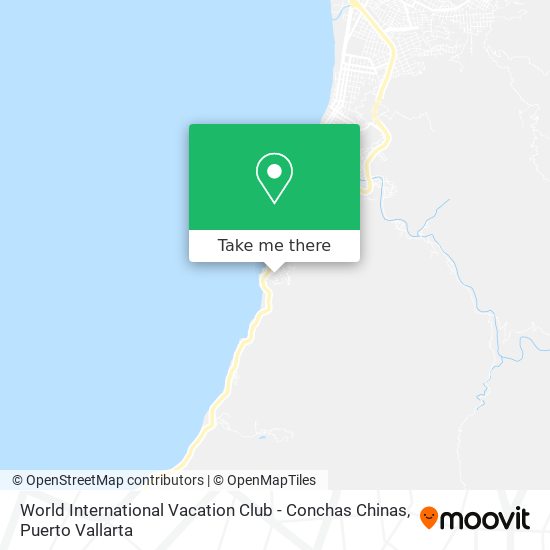 Mapa de World International Vacation Club - Conchas Chinas