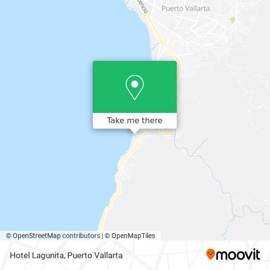 Hotel Lagunita map