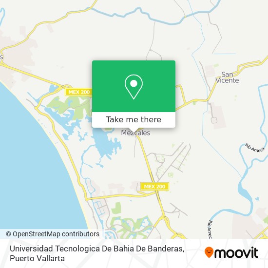 Universidad Tecnologica De Bahia De Banderas map