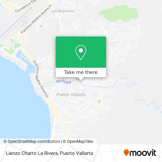 Lienzo Charro La Rivera map
