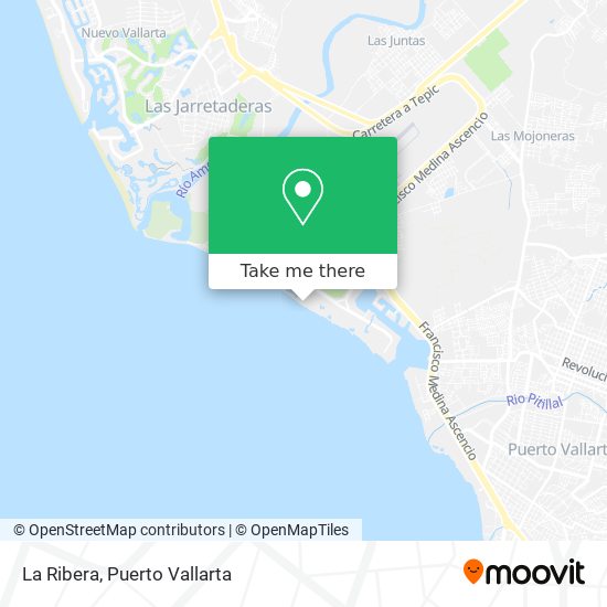 Mapa de La Ribera