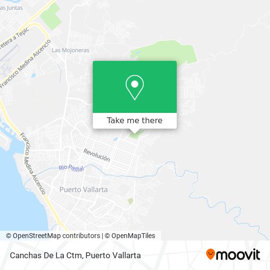 Canchas De La Ctm map