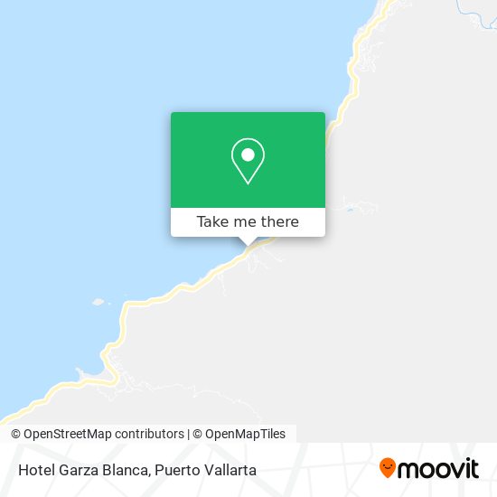 Hotel Garza Blanca map