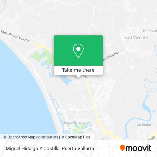 Miguel Hidalgo Y Costilla map