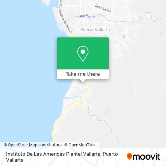 Instituto De Las Americas Plantel Vallarta map