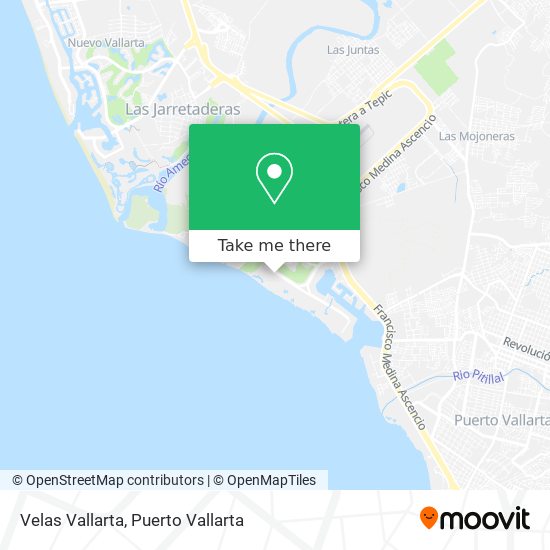 Velas Vallarta map