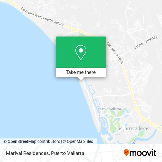 Marival Residences map