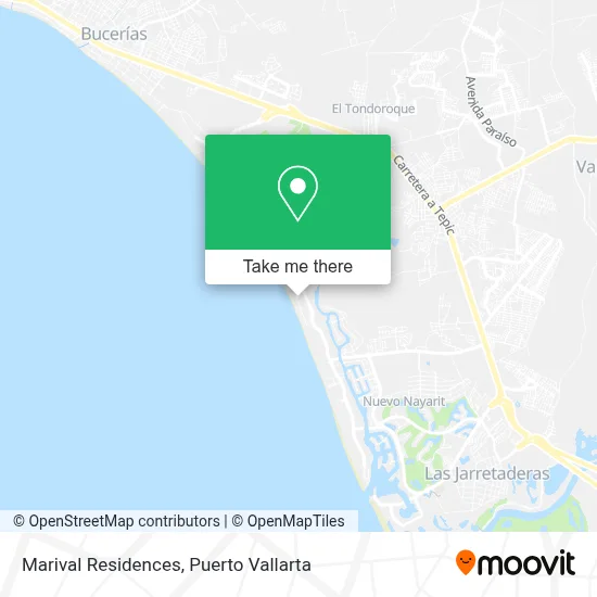 Marival Residences map