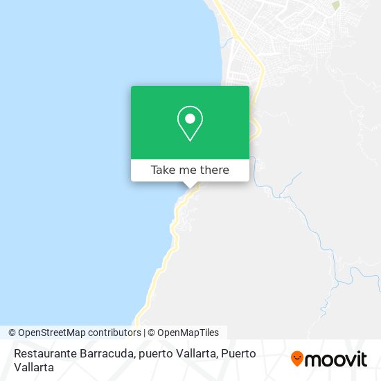 Restaurante Barracuda, puerto Vallarta map