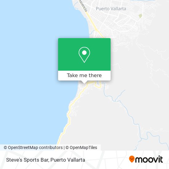 Steve's Sports Bar map