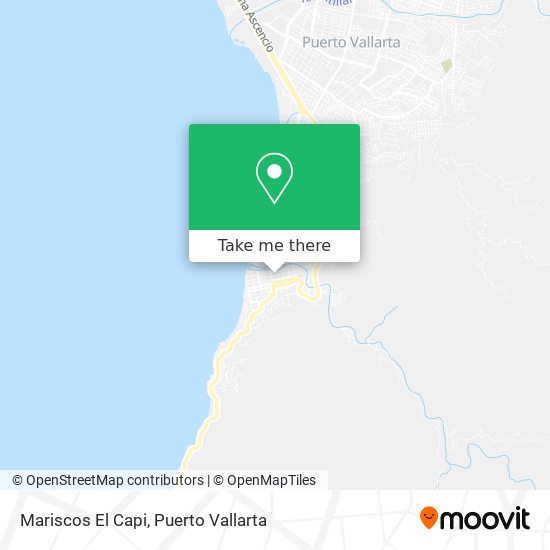 Mapa de Mariscos El Capi