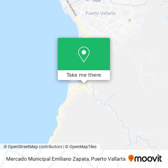 How to get to Mercado Municipal Emiliano Zapata in Puerto Vallarta by Bus?